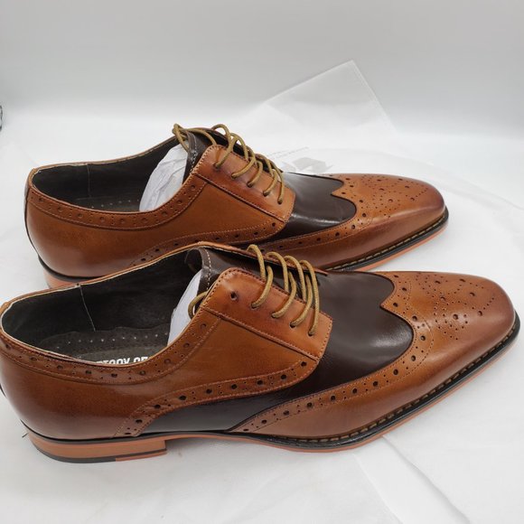 STACY ADAMS Men's Tinsley Wingtip Lace-Up Oxford | 11.5 | NWOB - Picture 3 of 16